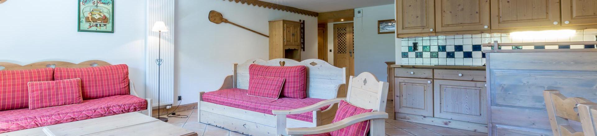 Rent in ski resort 3 room apartment cabin 8 people (C08) - Les Chalets du Gypse - Saint Martin de Belleville - Apartment