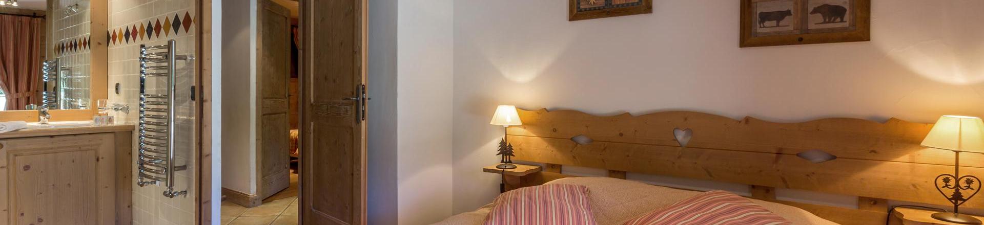 Rent in ski resort 4 room apartment 8 people (C01) - Les Chalets du Gypse - Saint Martin de Belleville - Bedroom