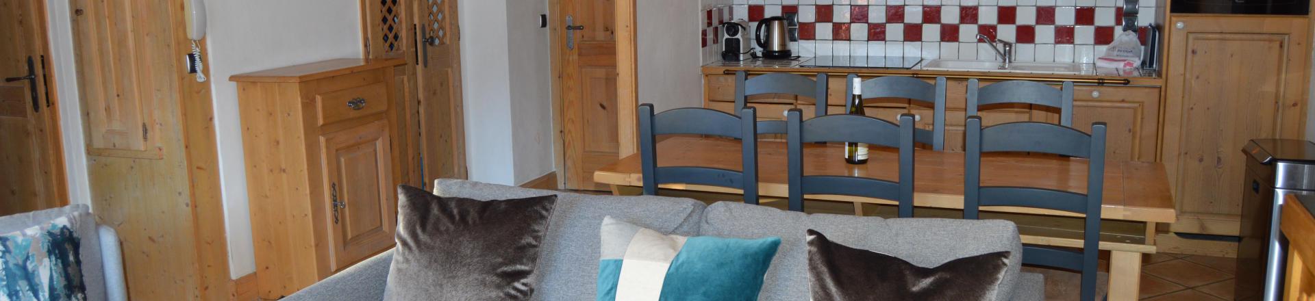 Skiverleih 4-Zimmer-Appartment für 8 Personen (C10) - Les Chalets du Gypse - Saint Martin de Belleville - Wohnzimmer