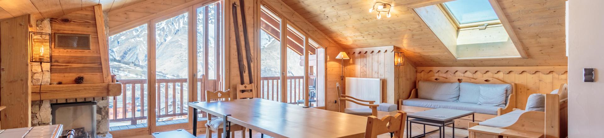 Skiverleih 4-Zimmer-Appartment für 8 Personen (C11) - Les Chalets du Gypse - Saint Martin de Belleville - Wohnzimmer