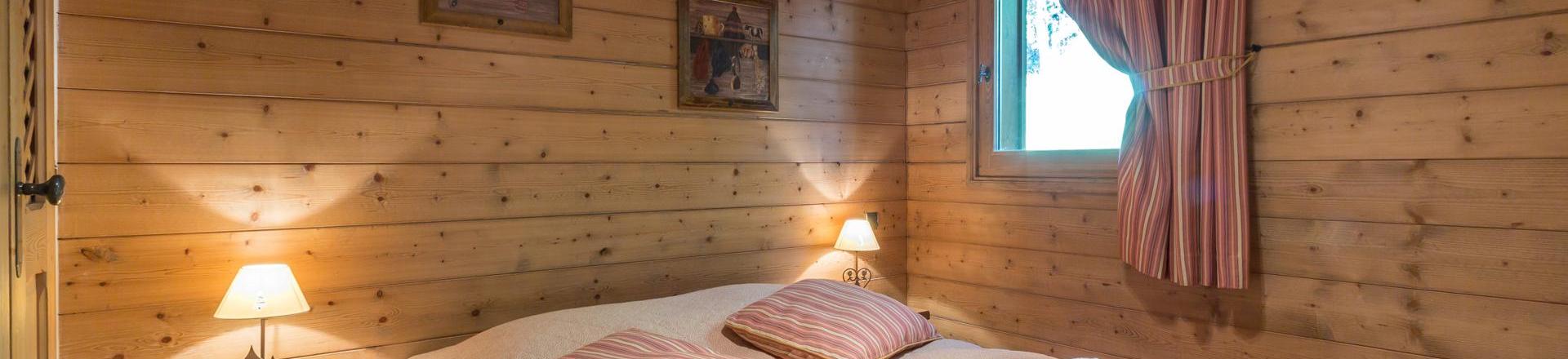 Skiverleih 4-Zimmer-Holzhütte für 8 Personen (C08) - Les Chalets du Gypse - Saint Martin de Belleville - Schlafzimmer