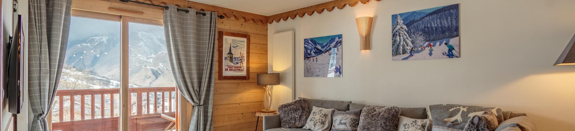Аренда на лыжном курорте Апартаменты 4 комнат 8 чел. (B01) - Les Chalets du Gypse - Saint Martin de Belleville