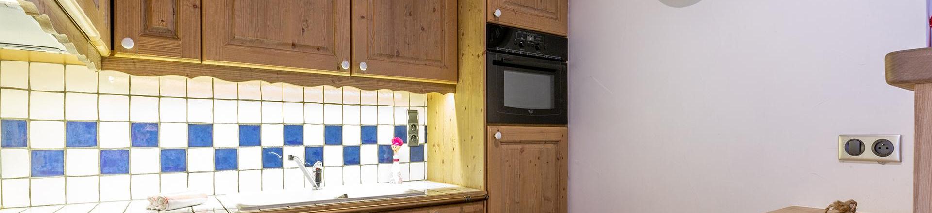 Alquiler al esquí Apartamento 5 piezas para 10 personas (A09) - Les Chalets du Gypse - Saint Martin de Belleville - Cocina