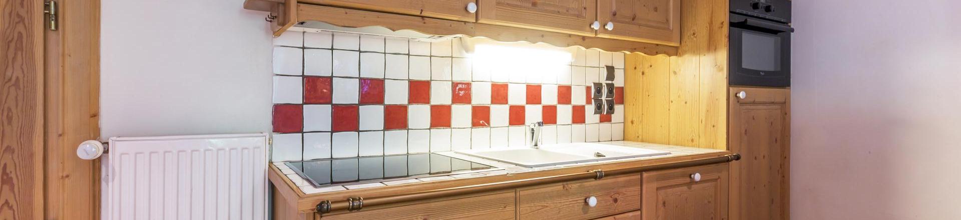 Location au ski Appartement 3 pièces 6 personnes (C07) - Les Chalets du Gypse - Saint Martin de Belleville - Kitchenette