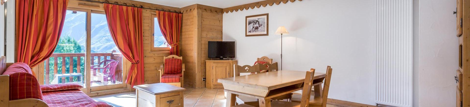 Location au ski Appartement 3 pièces 6 personnes (C14) - Les Chalets du Gypse - Saint Martin de Belleville - Séjour