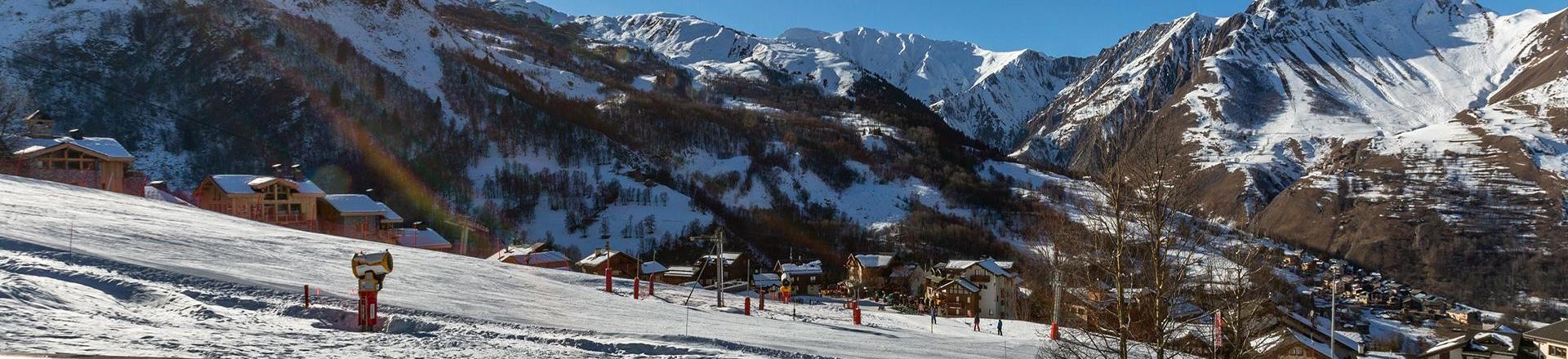 Ski verhuur Appartement 4 kamers mezzanine 10 personen (C16) - Les Chalets du Gypse - Saint Martin de Belleville - Balkon