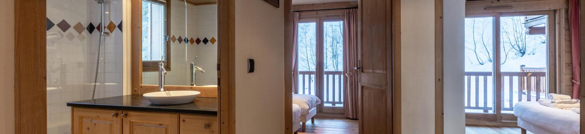 Location au ski Appartement 4 pièces 8 personnes (C02) - Les Chalets du Gypse - Saint Martin de Belleville - Entrée