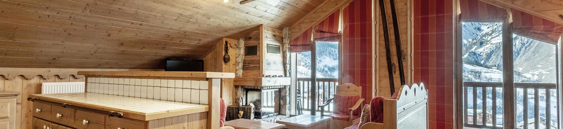 Location au ski Appartement 4 pièces 8 personnes (C11) - Les Chalets du Gypse - Saint Martin de Belleville - Séjour