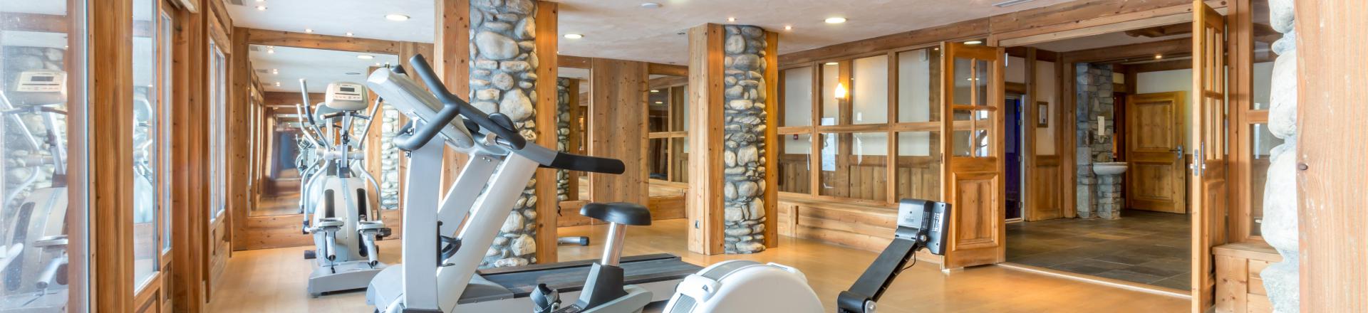 Location au ski Les Chalets du Gypse - Saint Martin de Belleville - Espace fitness