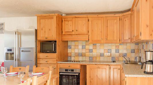 Rent in ski resort 5 room duplex apartment 10 people (5) - Chalet Acacia - Saint Martin de Belleville - Kitchen