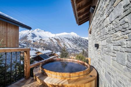 Rent in ski resort 7 room triplex chalet 12 people - Chalet Eden - Saint Martin de Belleville - Nordic Bath