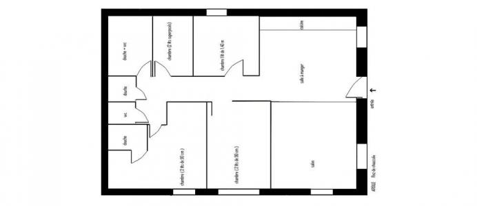 Skiverleih 4-Zimmer-Appartment für 7 Personen (Arolle) - Chalet l'Adret - Saint Martin de Belleville - Plan