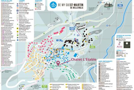 Skiverleih Chalet l'Etable - Saint Martin de Belleville - Plan