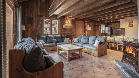Rent in ski resort Chalet Mimosa - Saint Martin de Belleville - Living room