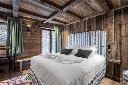 Rent in ski resort 8 room quadriplex chalet 15 people - Chalet Nanook - Saint Martin de Belleville - Bedroom