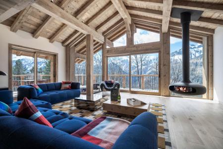 Rent in ski resort 6 room triplex chalet 12 people - Chalet Ouréa - Saint Martin de Belleville - Living room