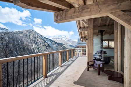 Rent in ski resort 6 room triplex chalet 12 people - Chalet Ouréa - Saint Martin de Belleville - Terrace