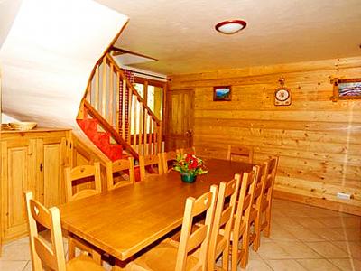 Rent in ski resort Chalet Paradis de St Martin - Saint Martin de Belleville - Dining area