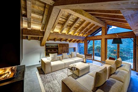Location au ski Chalet triplex 6 pièces 12 personnes - Chalet Zanskar - Saint Martin de Belleville - Séjour