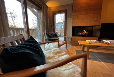 Ski verhuur Appartement 4 kamers 8 personen (B4) - La Résidence le Cheval Noir - Saint Martin de Belleville - Woonkamer