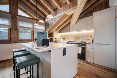 Skiverleih 5 Zimmer Maisonettewohnung für 9 Personen - La Résidence Rupicapra - Saint Martin de Belleville - Küche