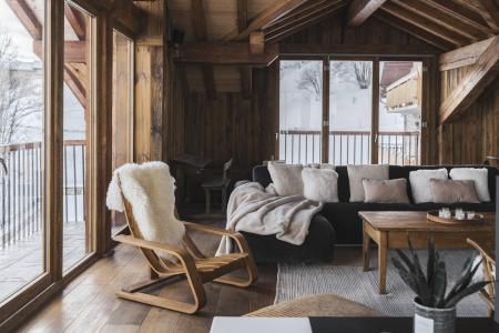 Rent in ski resort 8 room chalet 12 people - Le Bercail - Saint Martin de Belleville - Living room