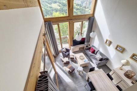 Rent in ski resort 4 room triplex chalet 6 people (Coron) - Le Hameau de Caseblanche - Saint Martin de Belleville - Living room