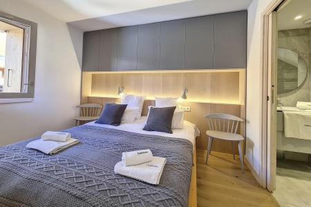 Rent in ski resort 4 room triplex chalet 6 people (Retreat) - Le Hameau de Caseblanche - Saint Martin de Belleville - Bedroom