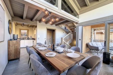 Rent in ski resort 5 room quadriplex chalet 8 people (Augustine) - Le Hameau de Caseblanche - Saint Martin de Belleville - Living room