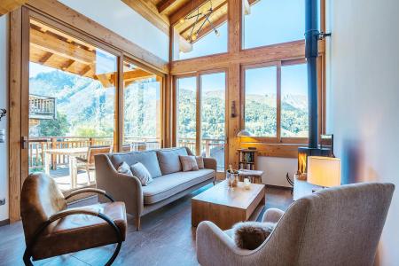 Rent in ski resort 5 room triplex chalet 9 people (Eceel) - Le Hameau de Caseblanche - Saint Martin de Belleville - Living room