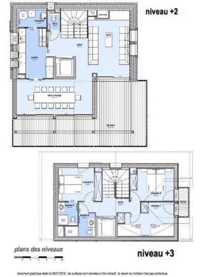 Skiverleih Chalet Quadriplex 8 Zimmer 16 Personen (Becca) - Le Hameau de Caseblanche - Saint Martin de Belleville - Plan