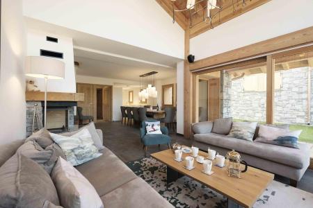 Rent in ski resort 6 room duplex chalet 10 people (Bouc Blanc) - Le Hameau de Caseblanche - Saint Martin de Belleville - Living room
