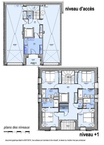 Skiverleih Chalet Quadriplex 8 Zimmer 14 Personen (Chanterella) - Le Hameau de Caseblanche - Saint Martin de Belleville - Plan