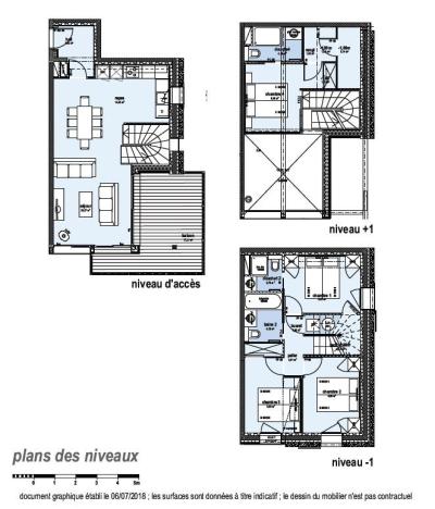 Soggiorno sugli sci Chalet su 3 piani 5 stanze per 9 persone (Eceel) - Le Hameau de Caseblanche - Saint Martin de Belleville - Mappa