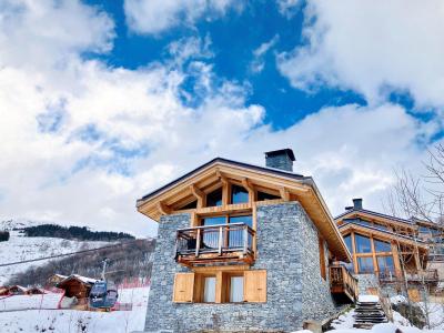 Ski verhuur Chalet duplex 4 kamers 6 personen (FELICITA) - Le Hameau de Caseblanche - Saint Martin de Belleville - Woonkamer