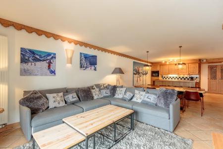 Ski verhuur Appartement 4 kamers 8 personen (B01) - Les Chalets du Gypse - Saint Martin de Belleville - Woonkamer