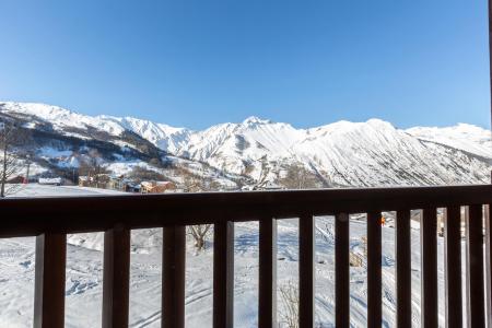 Ski verhuur Appartement 4 kamers 8 personen (B03) - Les Chalets du Gypse - Saint Martin de Belleville - Balkon