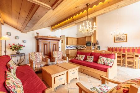 Ski verhuur Appartement 4 kamers 8 personen (B03) - Les Chalets du Gypse - Saint Martin de Belleville - Woonkamer