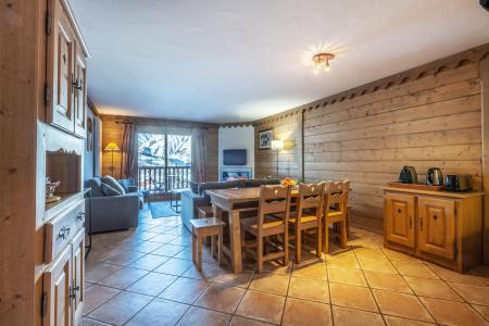 Ski verhuur Appartement 4 kamers 8 personen (C02) - Les Chalets du Gypse - Saint Martin de Belleville - Woonkamer