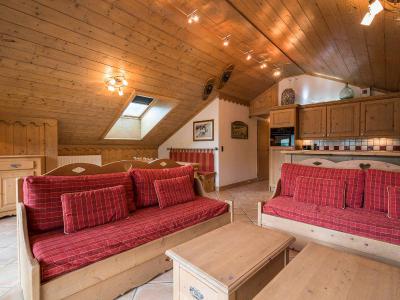 Ski verhuur Appartement 4 kamers 8 personen (C11) - Les Chalets du Gypse - Saint Martin de Belleville - Woonkamer