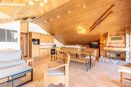 Ski verhuur Appartement 4 kamers 8 personen (C11) - Les Chalets du Gypse - Saint Martin de Belleville - Woonkamer