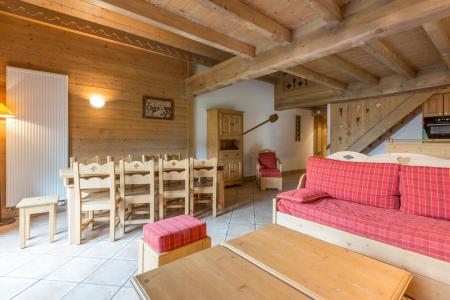 Ski verhuur Appartement 4 kamers mezzanine 10 personen (C16) - Les Chalets du Gypse - Saint Martin de Belleville - Woonkamer