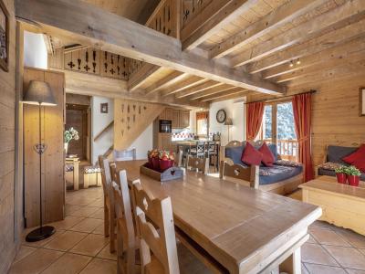 Ski verhuur Appartement 4 kamers mezzanine 10 personen (C16) - Les Chalets du Gypse - Saint Martin de Belleville - Woonkamer