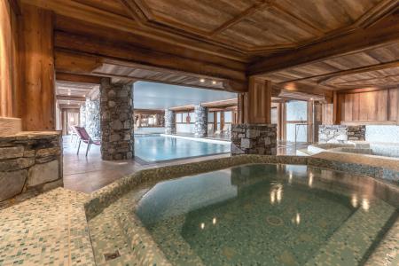 Location au ski Les Chalets du Gypse - Saint Martin de Belleville - Piscine