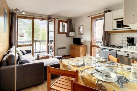 Ski verhuur Appartement 2 kamers 4 personen (B1) - Résidence Hors Piste - Saint Martin de Belleville - Woonkamer