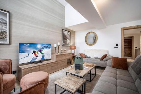 Rent in ski resort 5 room duplex apartment 10 people (A2) - Résidence le Naos - Saint Martin de Belleville - Living room