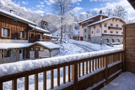 Ski verhuur Appartement triplex 5 kamers 9 personen - Résidence le Naos - Saint Martin de Belleville - Terras