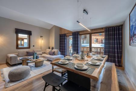 Skiverleih Triplex Wohnung 5 Zimmer 9 Personen - Résidence le Naos - Saint Martin de Belleville - Wohnzimmer