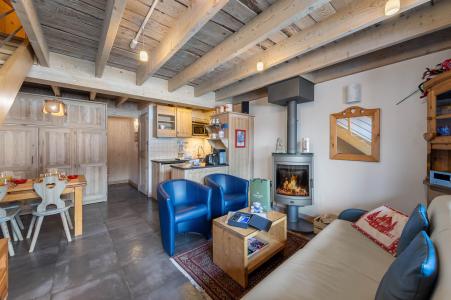 Rent in ski resort 2 room duplex apartment 4 people (5) - Résidence Ten Peak - Saint Martin de Belleville - Living room