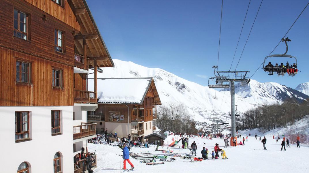 Location au ski Résidence l'Orée des Pistes - Saint Sorlin d'Arves - Extérieur hiver